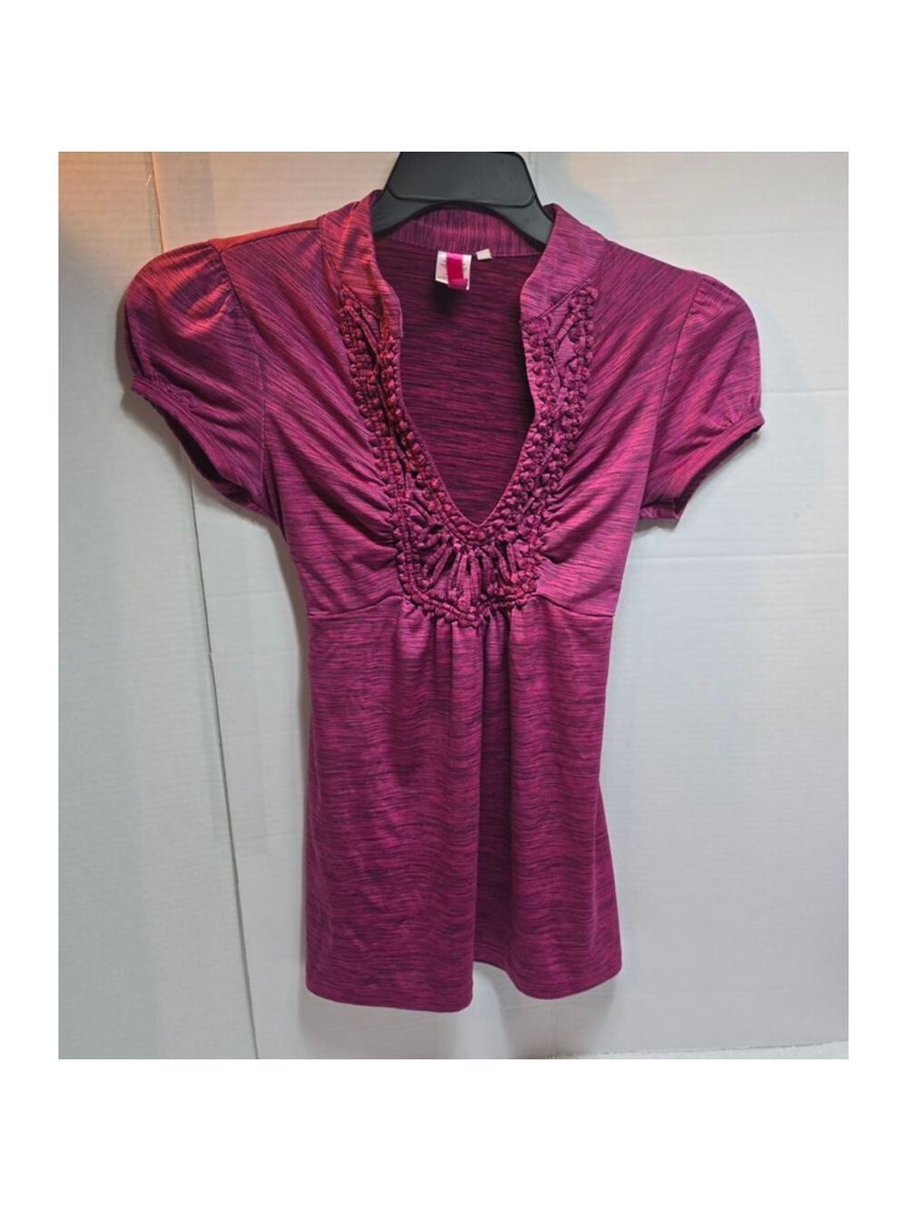 Women's Fuchsia Short Sleeve Tee M - Picture 1 of 7